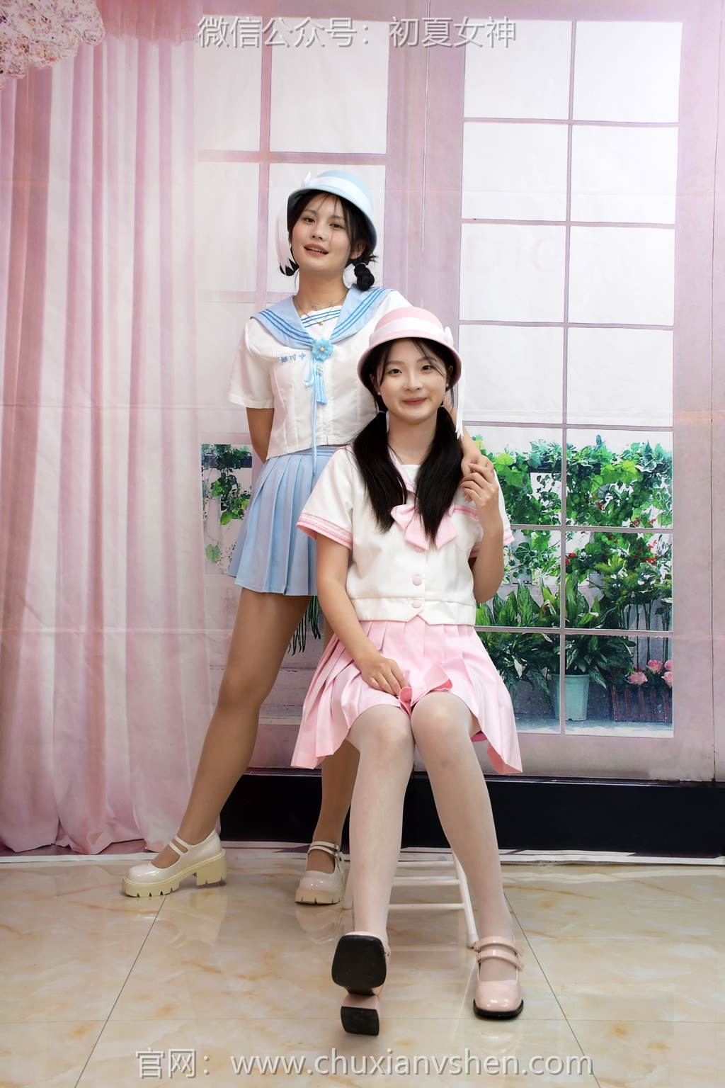 图片[19]-初夏女神 NO.292 安妮、幺幺 粉蓝双花[99P] – 速更版-美库