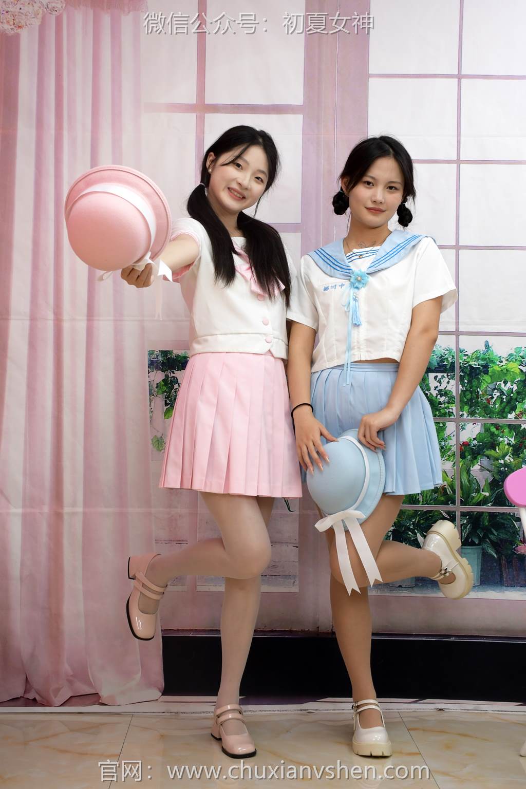 图片[47]-初夏女神 NO.292 安妮、幺幺 粉蓝双花[99P] – 速更版-美库