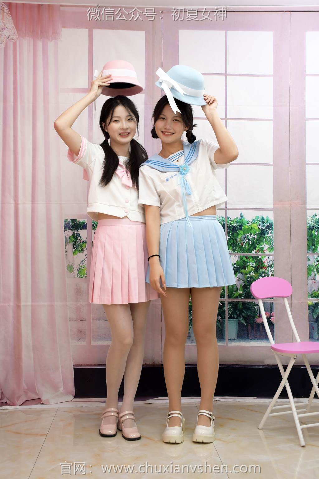 图片[52]-初夏女神 NO.292 安妮、幺幺 粉蓝双花[99P] – 速更版-美库