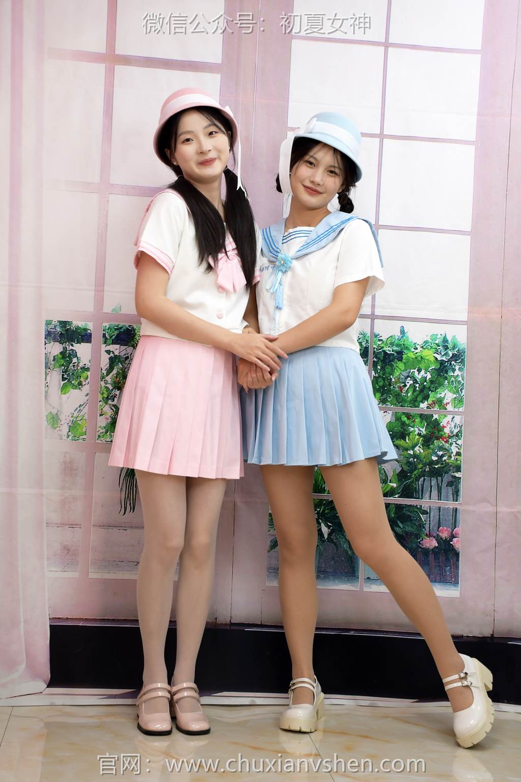 图片[94]-初夏女神 NO.292 安妮、幺幺 粉蓝双花[99P] – 速更版-美库