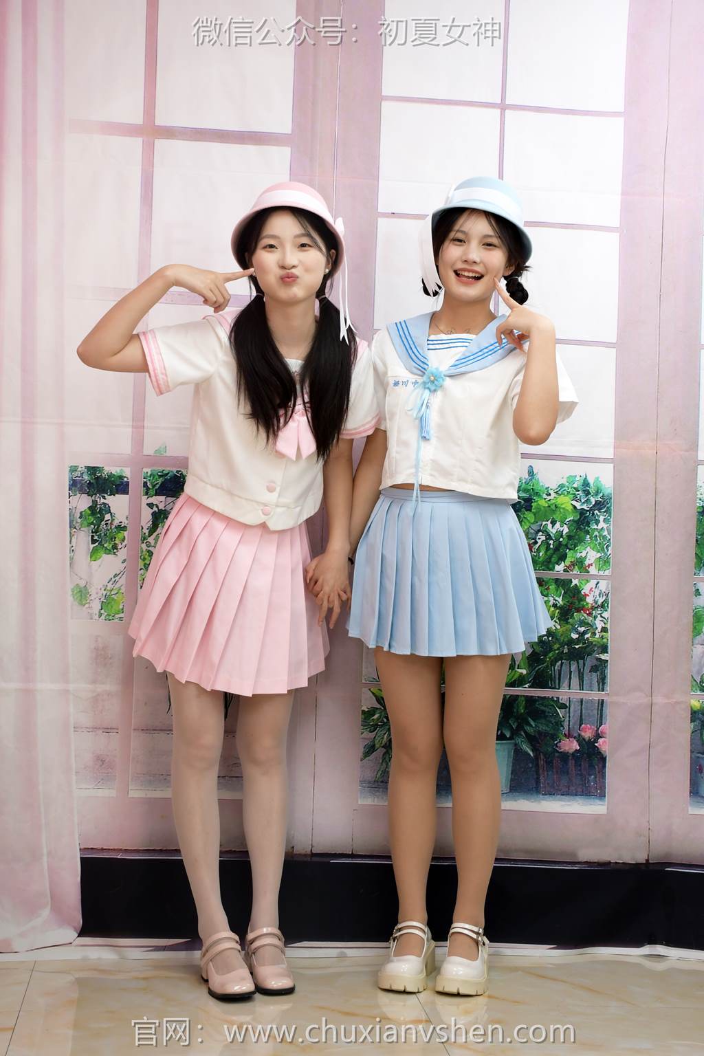 图片[95]-初夏女神 NO.292 安妮、幺幺 粉蓝双花[99P] – 速更版-美库
