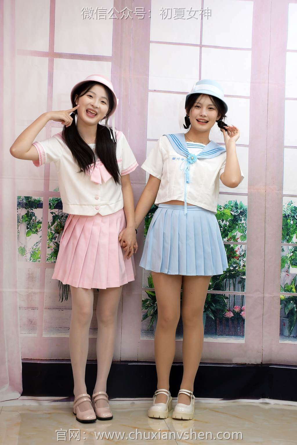 图片[96]-初夏女神 NO.292 安妮、幺幺 粉蓝双花[99P] – 速更版-美库