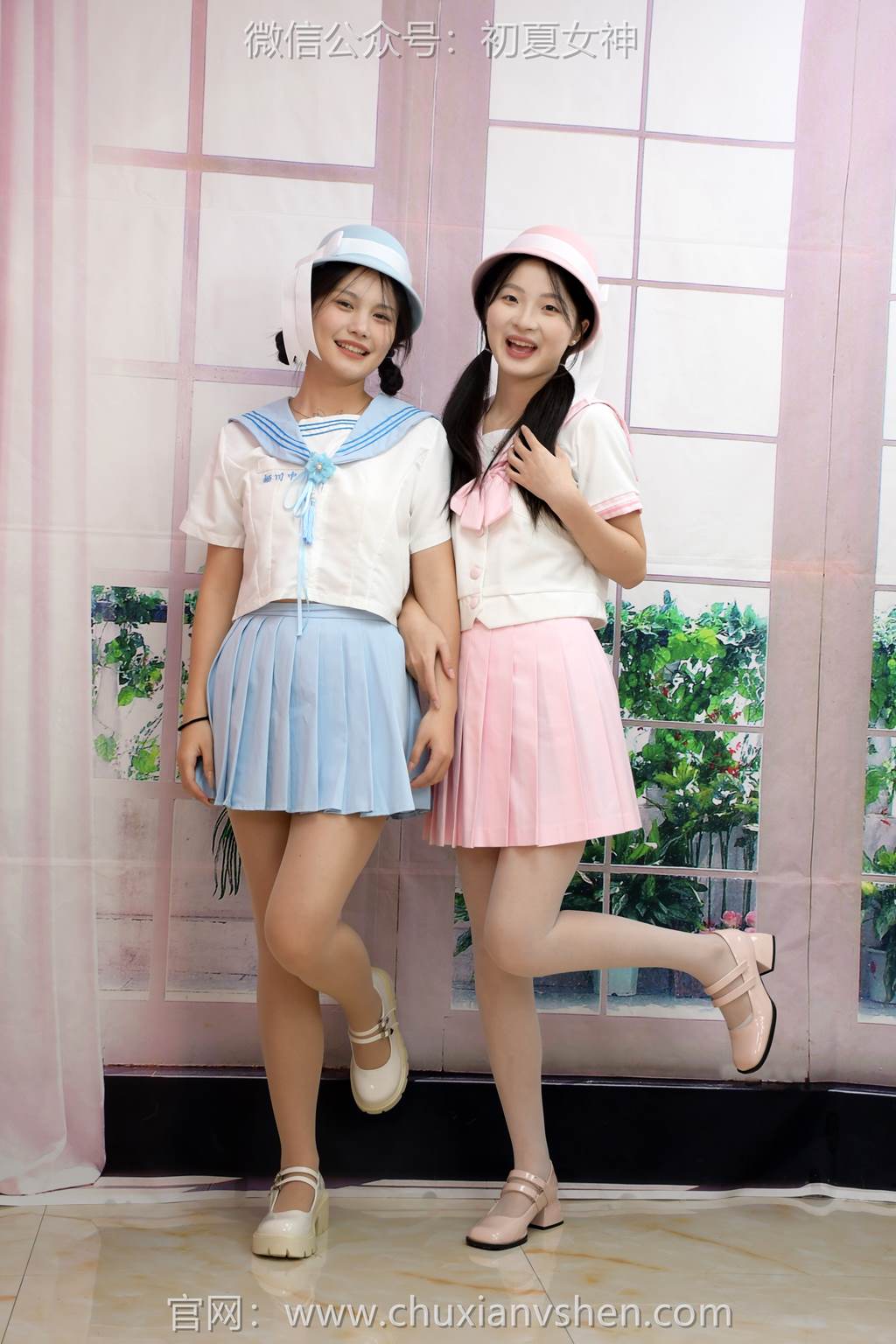 图片[98]-初夏女神 NO.292 安妮、幺幺 粉蓝双花[99P] – 速更版-美库