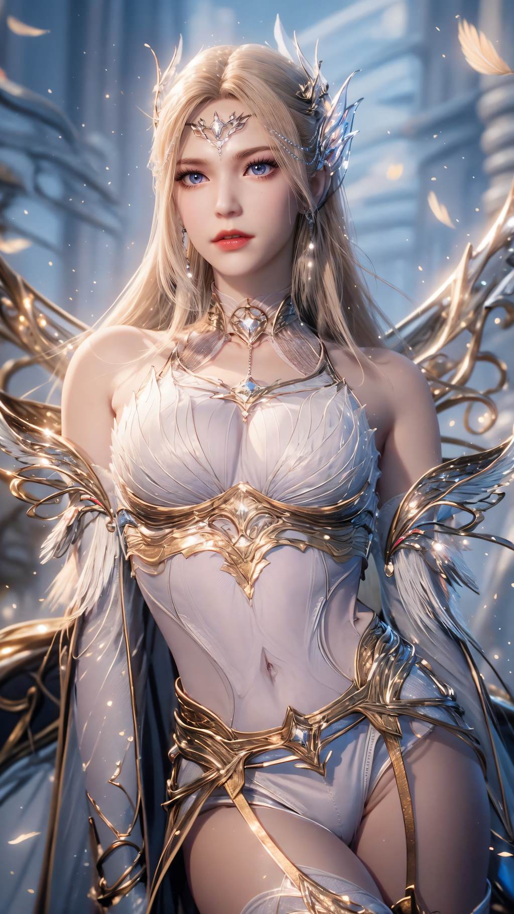 图片[16]-AI绘画 761 千仞雪-六翼天使[43P] – 速更版-美库