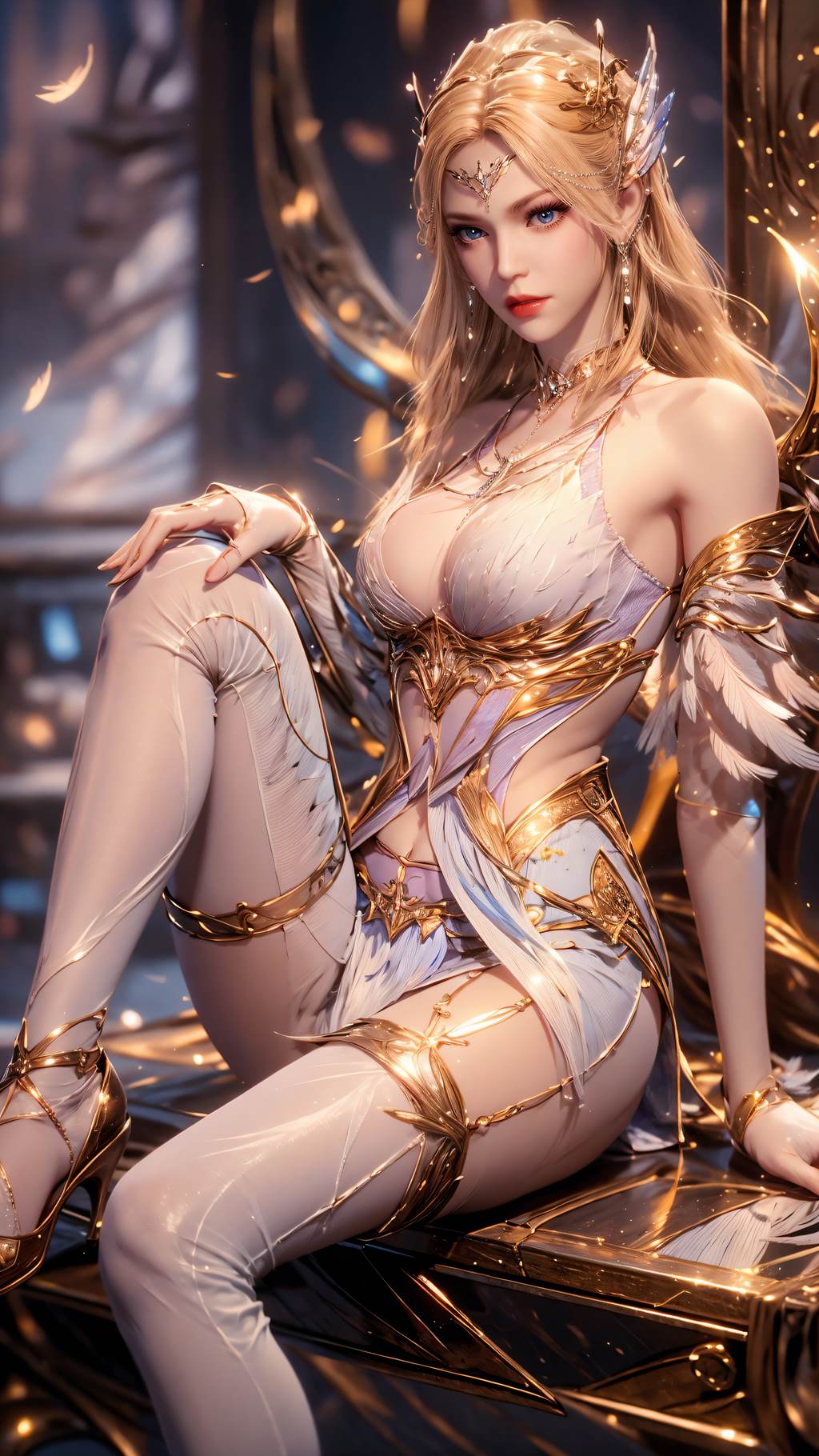 图片[17]-AI绘画 761 千仞雪-六翼天使[43P] – 速更版-美库