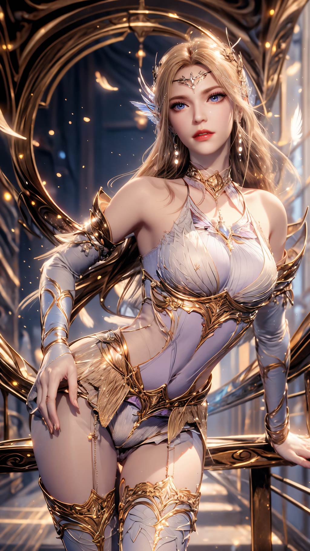 图片[25]-AI绘画 761 千仞雪-六翼天使[43P] – 速更版-美库