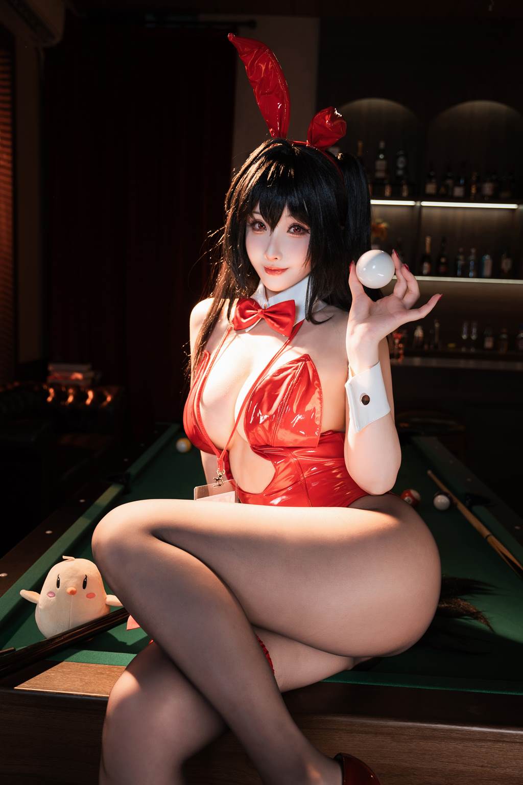 图片[20]-rioko凉凉子(肉扣热热子) NO.125 – 碧蓝航线 大凤 桌球兔女郎[26P] – 速更版-美库