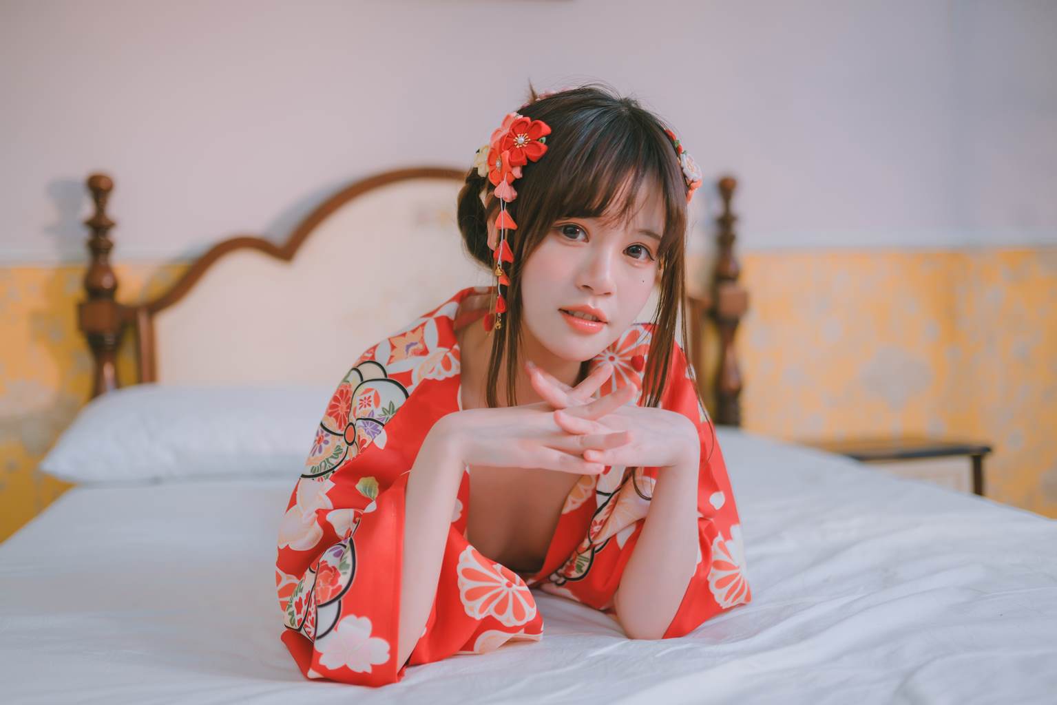 图片[13]-千反田鹿子 – 日常 浴衣室内[22P] – 速更版-美库