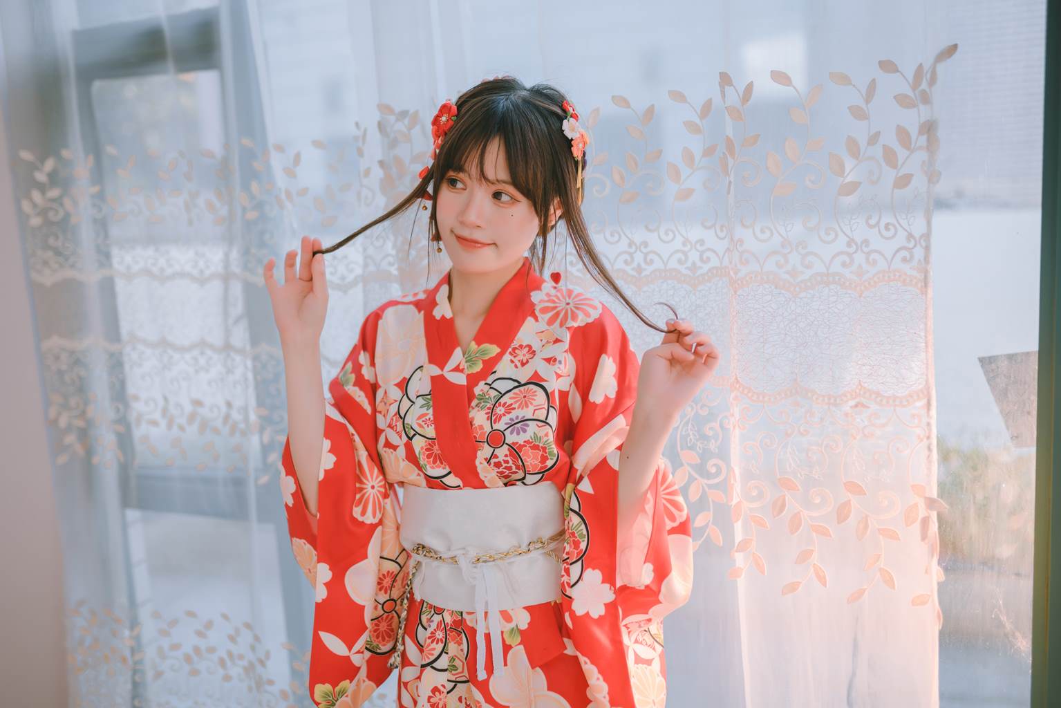 图片[19]-千反田鹿子 – 日常 浴衣室内[22P] – 速更版-美库