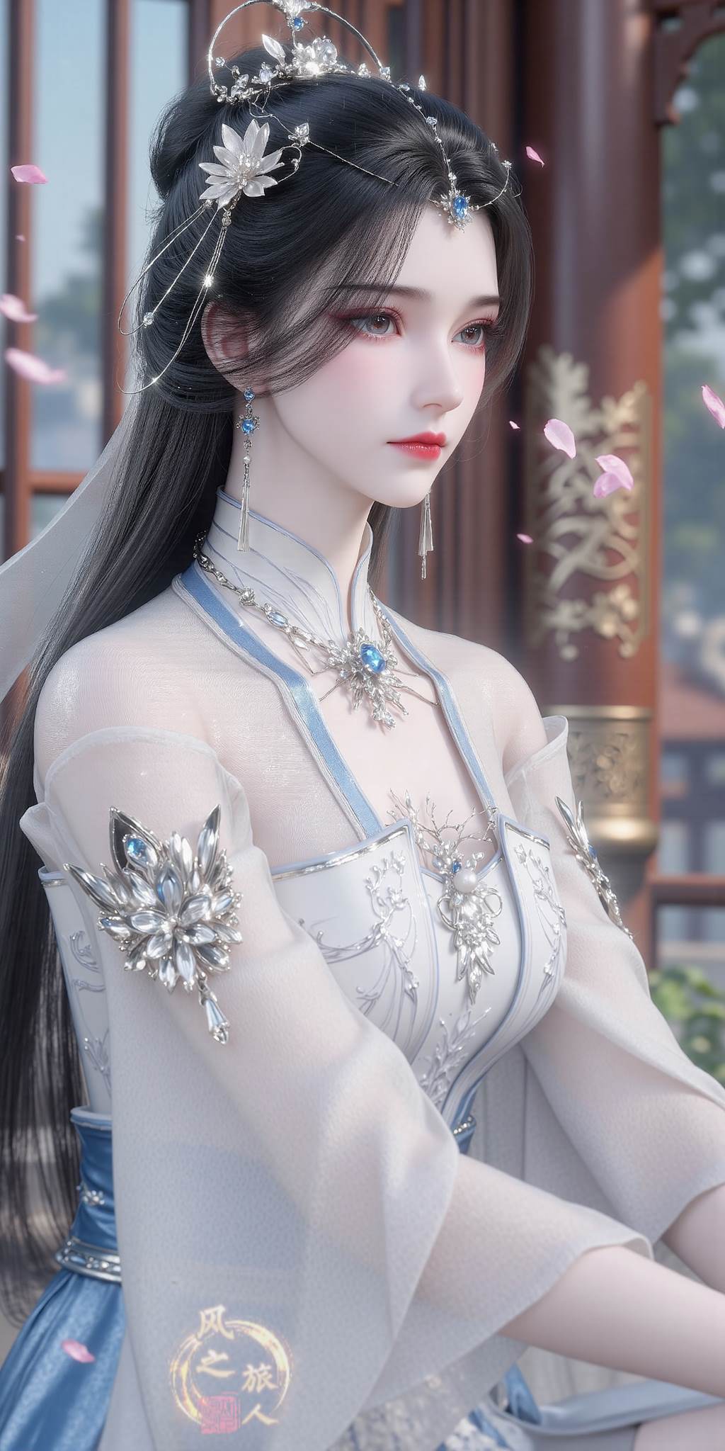 图片[13]-AI绘画 764 国漫女神[22P] – 速更版-美库