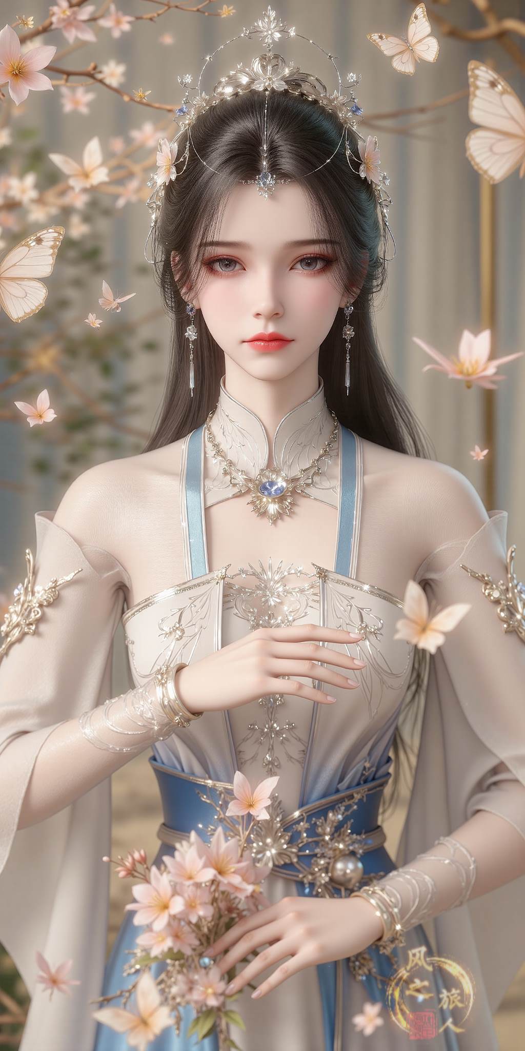 图片[15]-AI绘画 764 国漫女神[22P] – 速更版-美库