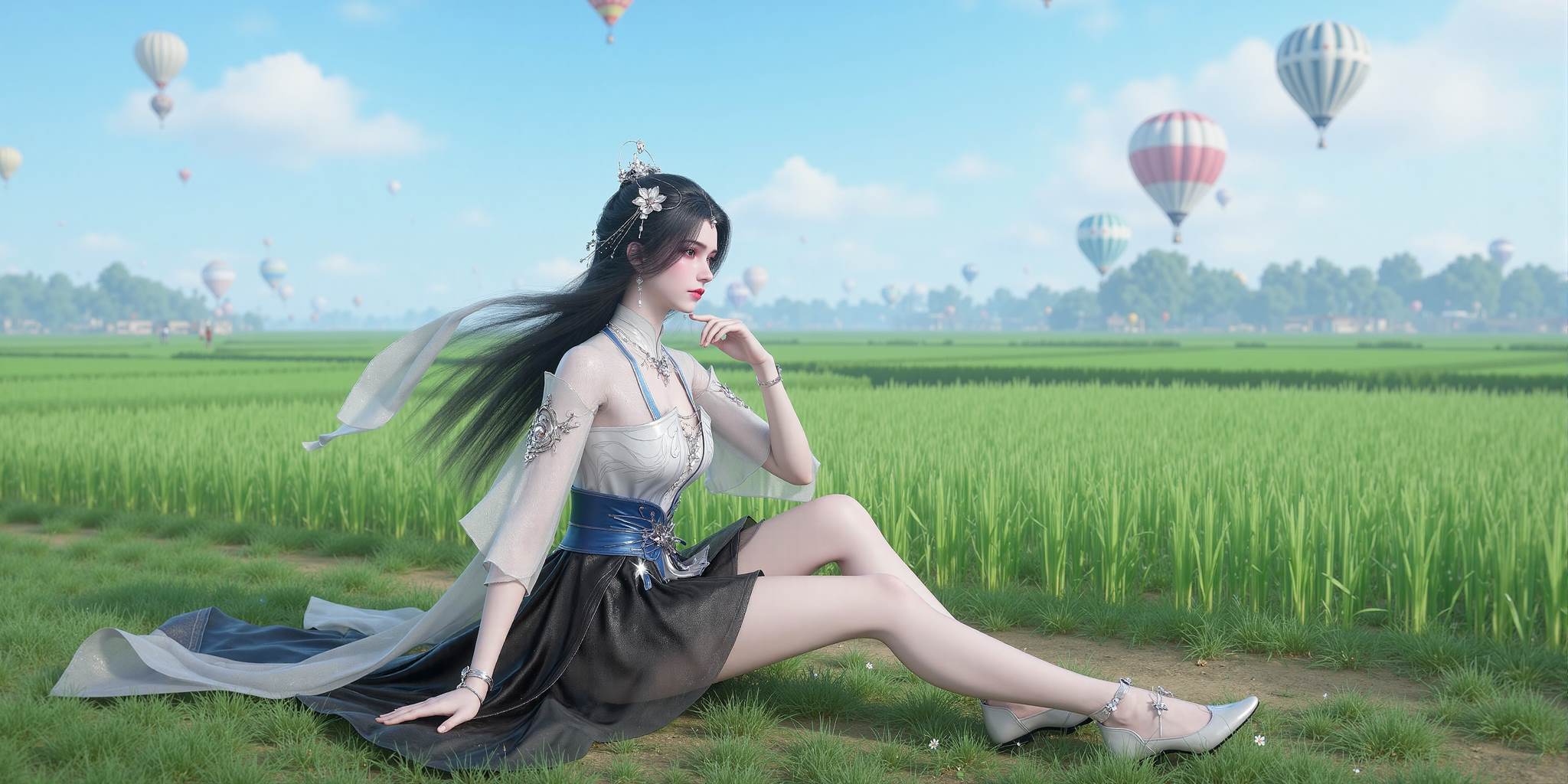 图片[17]-AI绘画 766 国漫女神[36P] – 速更版-美库