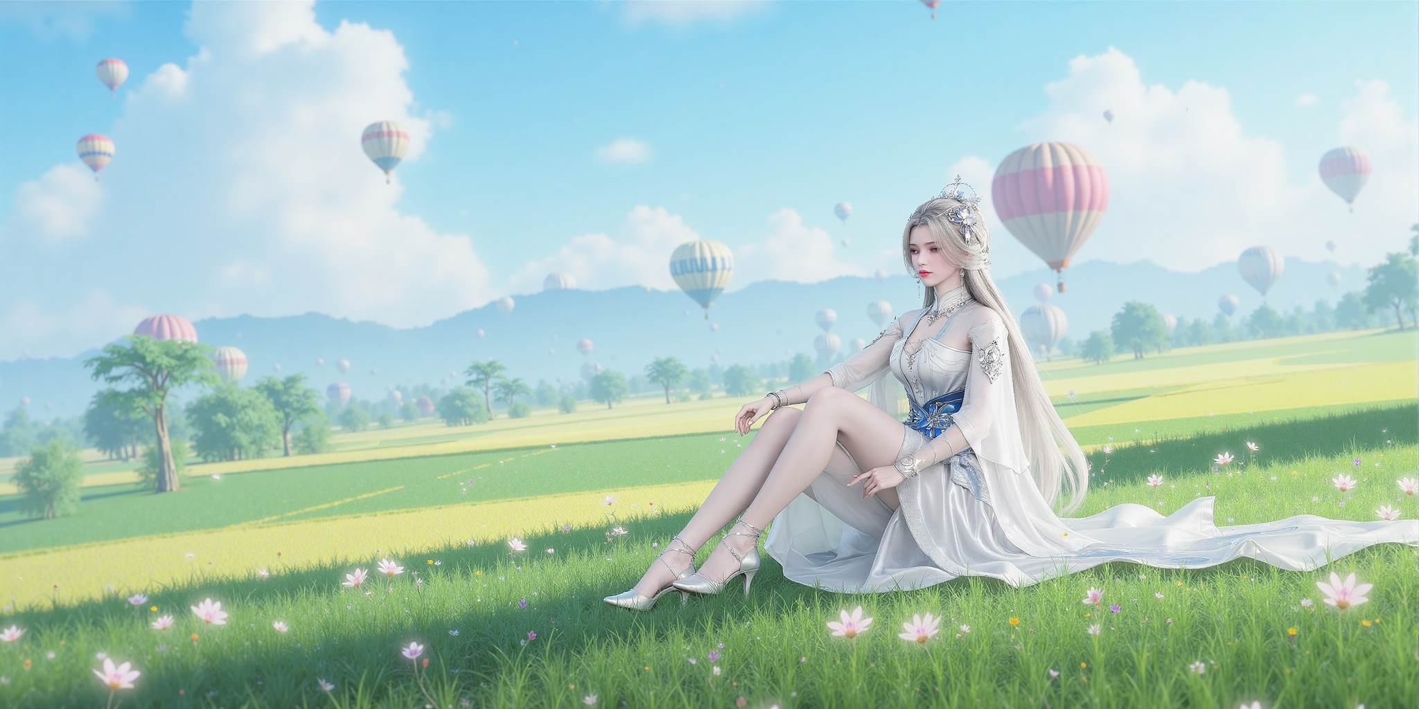 图片[19]-AI绘画 766 国漫女神[36P] – 速更版-美库