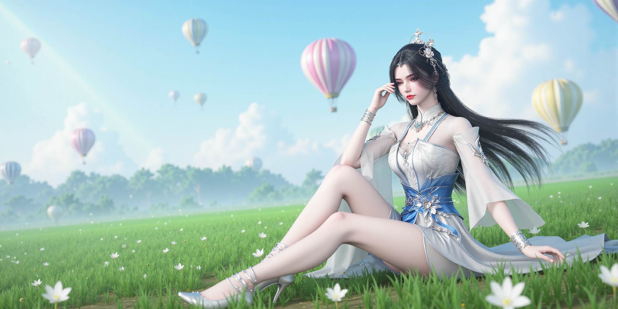 图片[21]-AI绘画 766 国漫女神[36P] – 速更版-美库