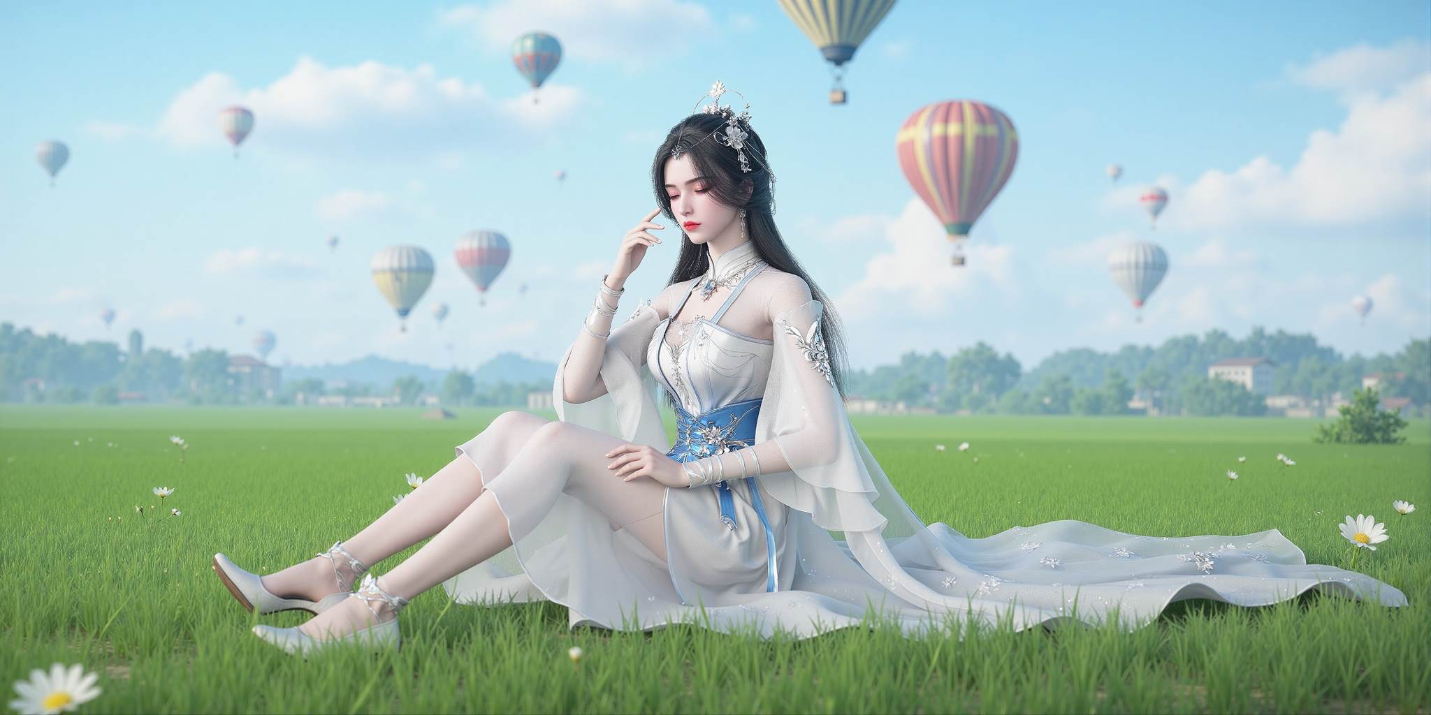 图片[23]-AI绘画 766 国漫女神[36P] – 速更版-美库