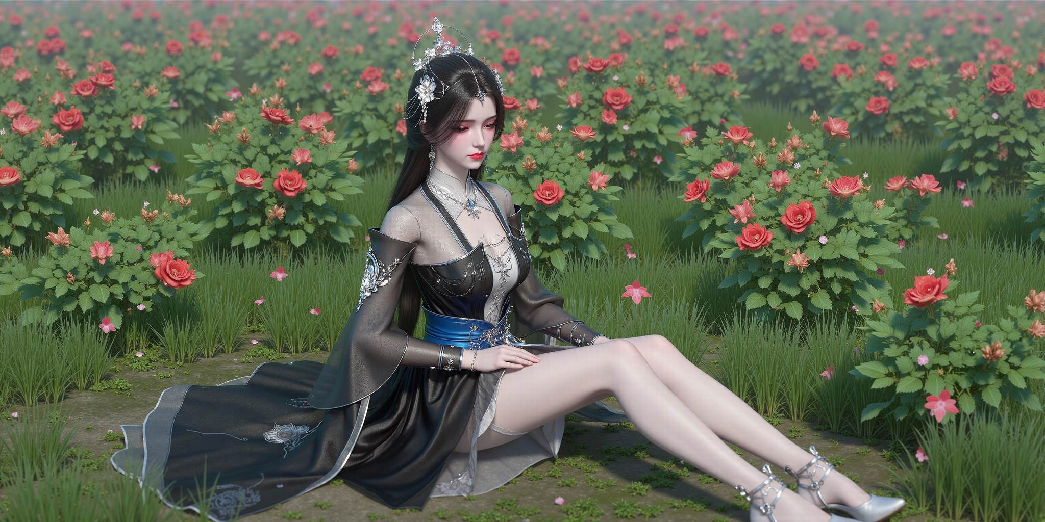 图片[29]-AI绘画 766 国漫女神[36P] – 速更版-美库