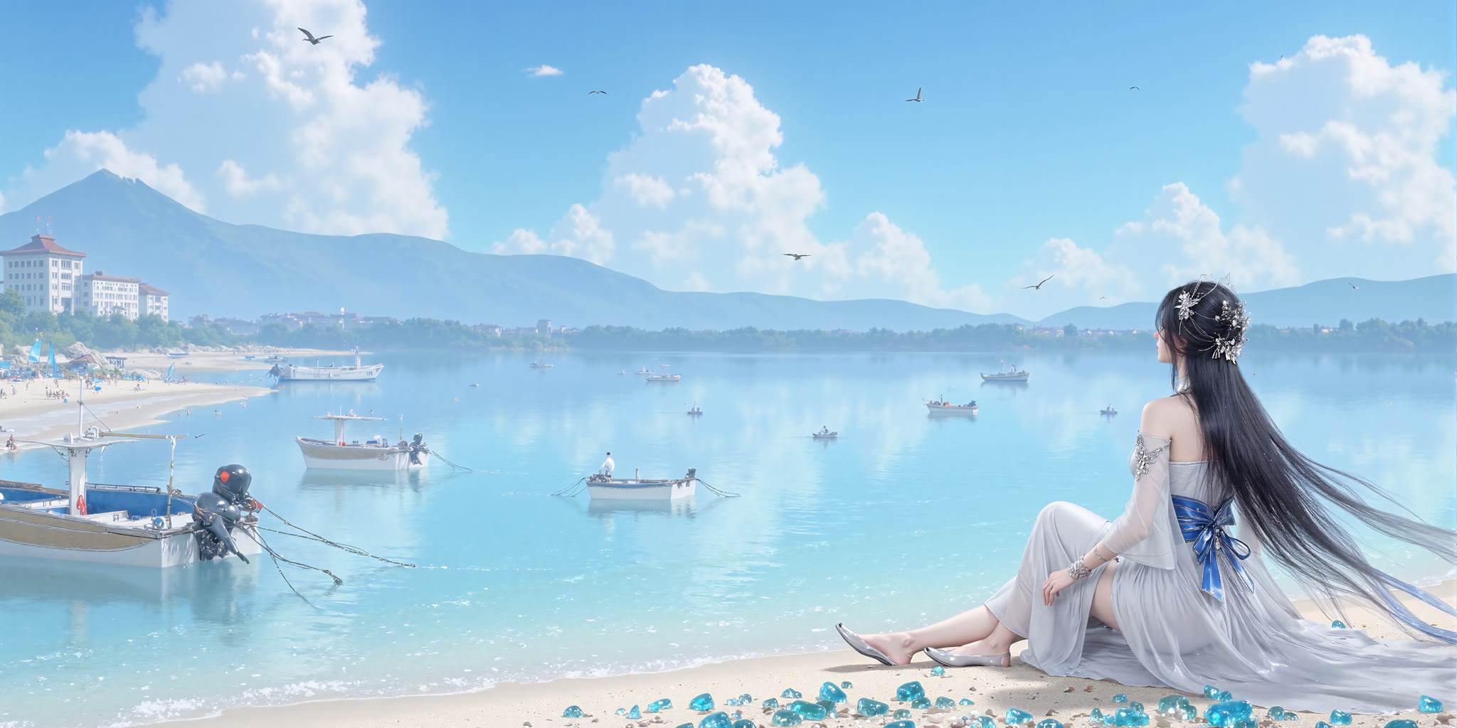 图片[32]-AI绘画 766 国漫女神[36P] – 速更版-美库