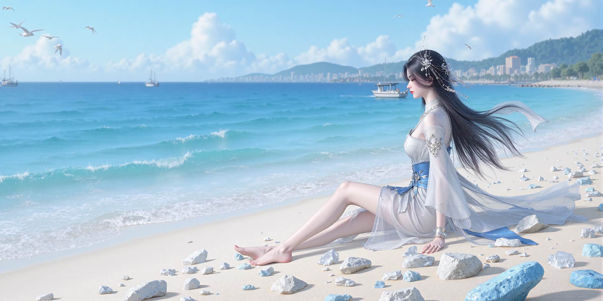 图片[33]-AI绘画 766 国漫女神[36P] – 速更版-美库