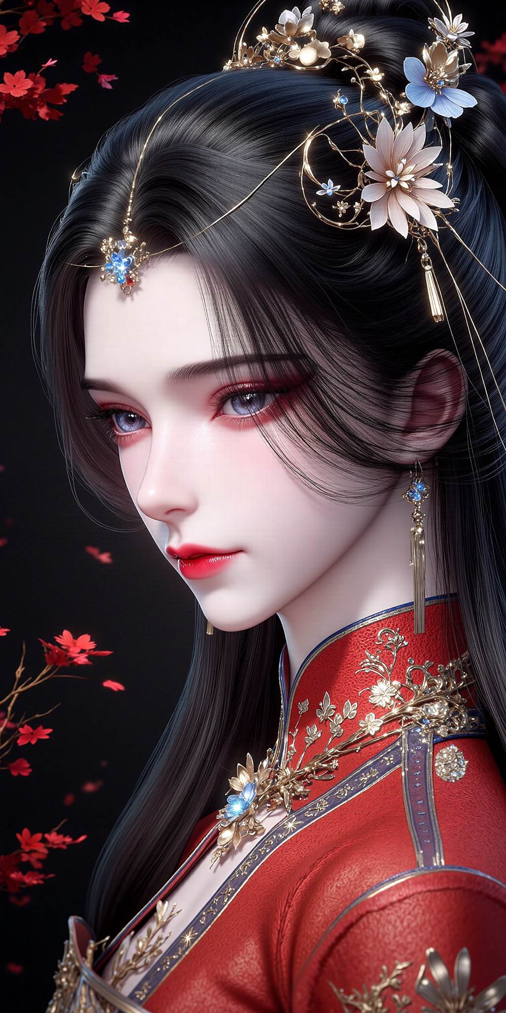 图片[35]-AI绘画 767 国漫女神[47P] – 速更版-美库