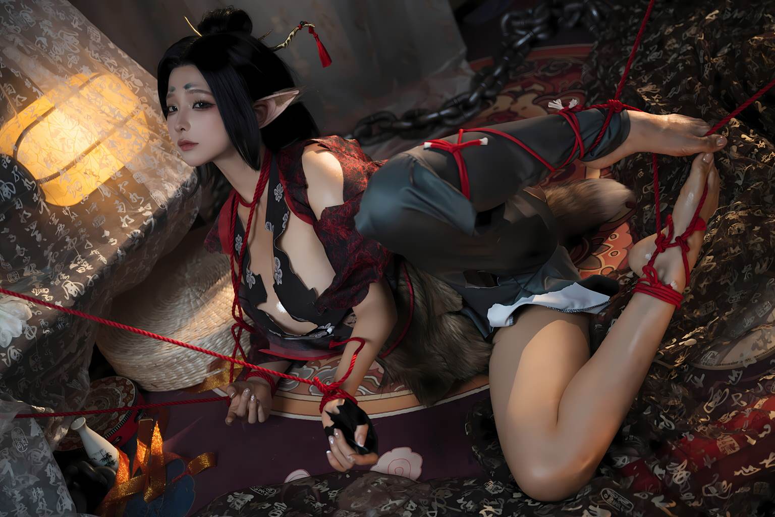 图片[25]-蠢沫沫 – 黑神话 萍萍[48P] – 速更版-美库