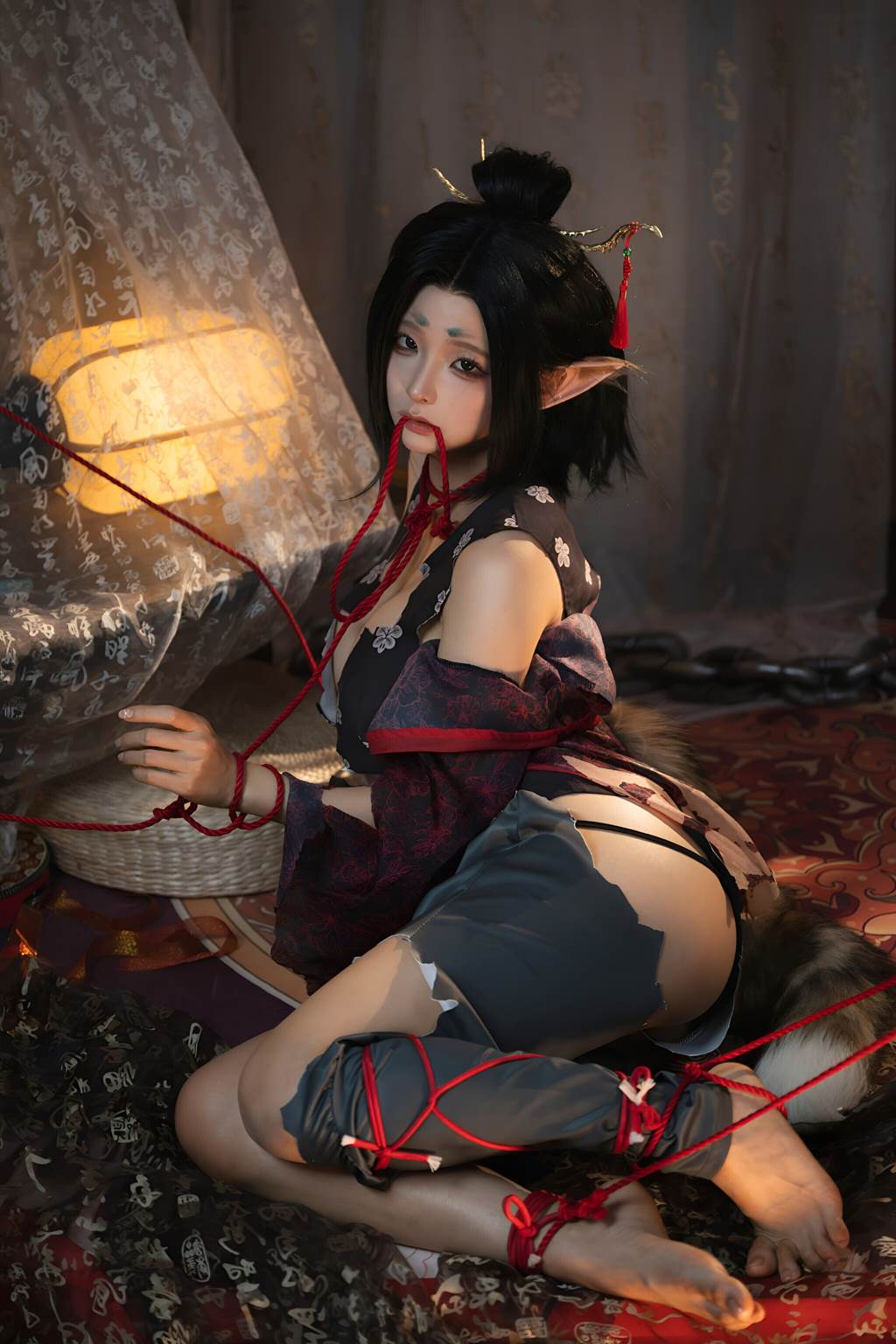 图片[35]-蠢沫沫 – 黑神话 萍萍[48P] – 速更版-美库