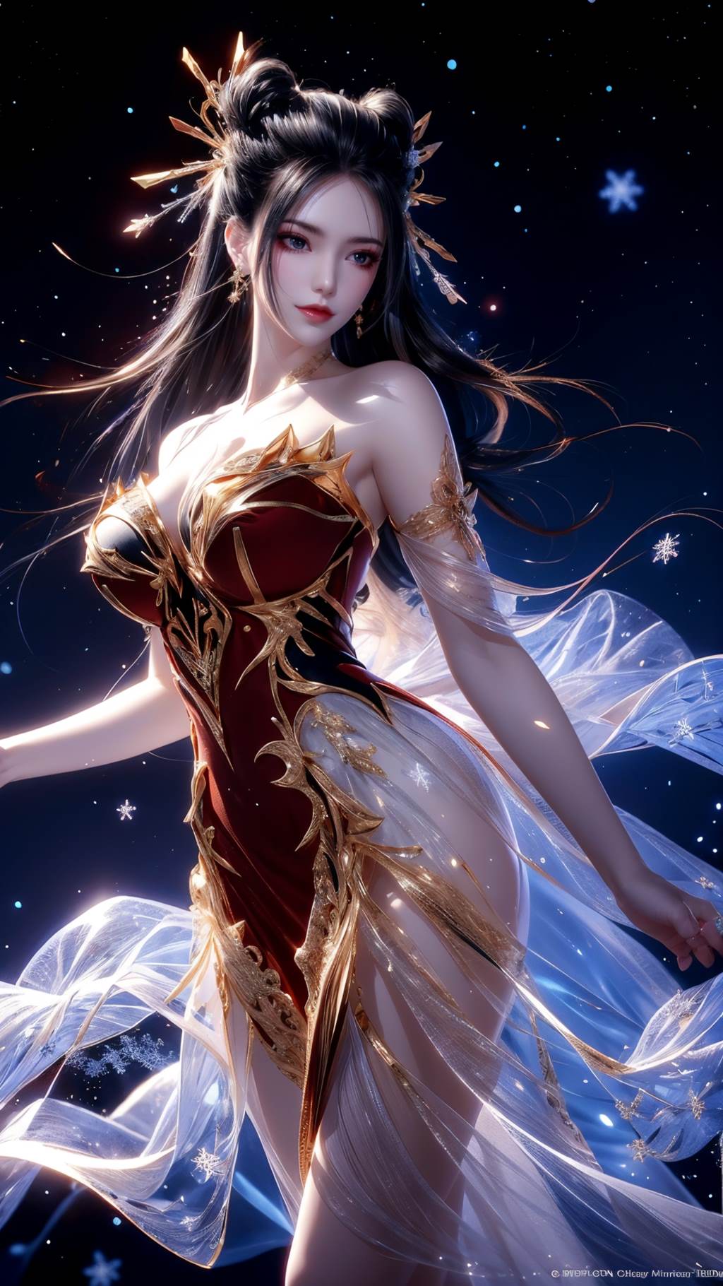 图片[34]-AI绘画 769 天行九歌-焰灵姬[61P] – 速更版-美库