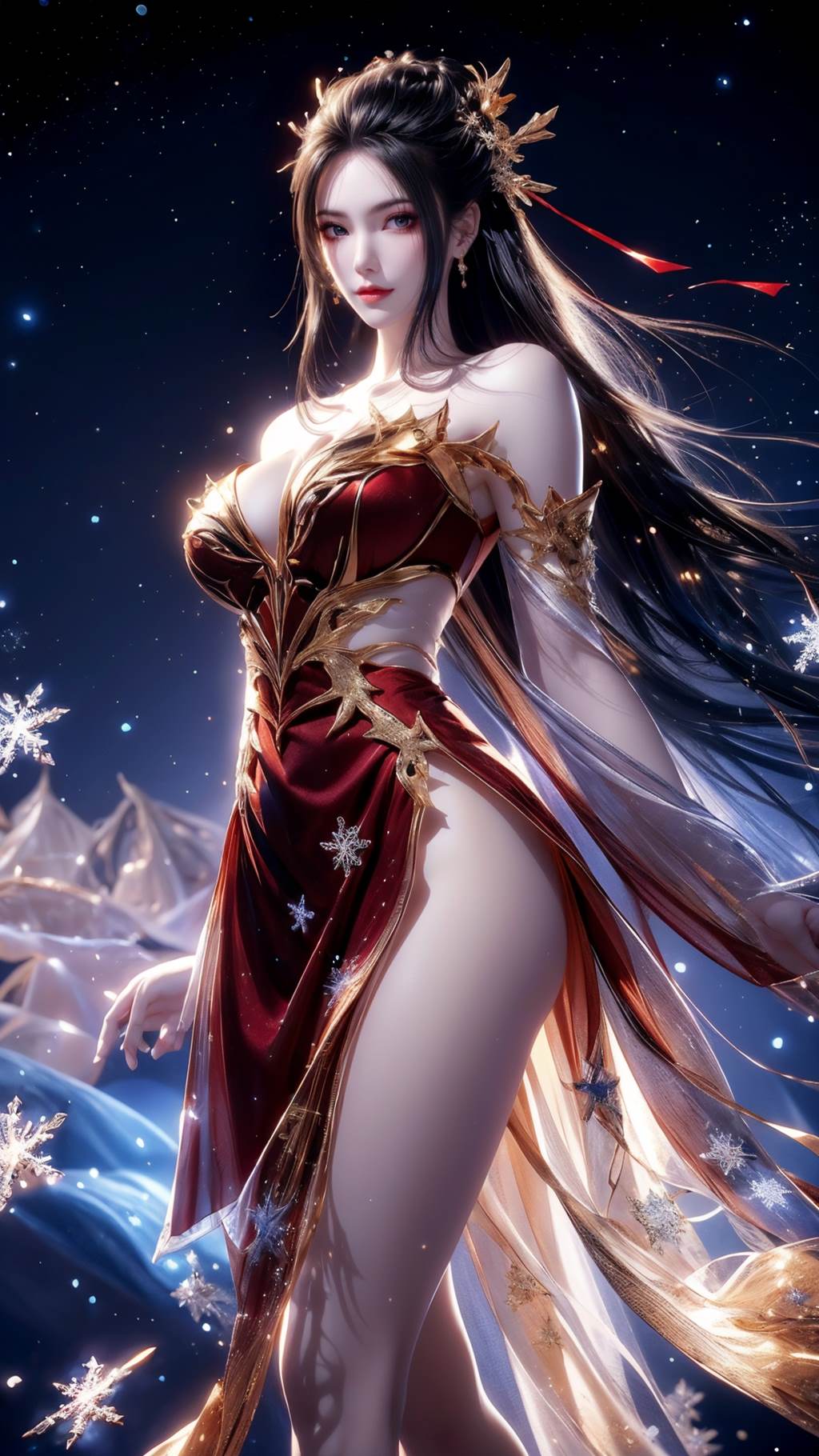 图片[37]-AI绘画 769 天行九歌-焰灵姬[61P] – 速更版-美库