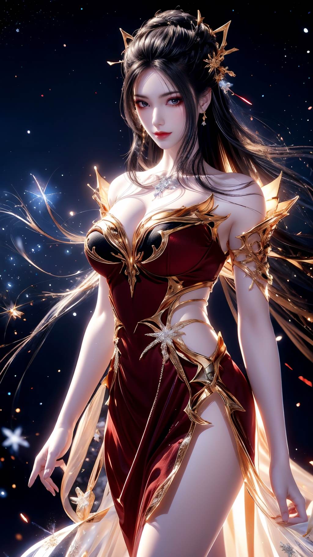 图片[47]-AI绘画 769 天行九歌-焰灵姬[61P] – 速更版-美库