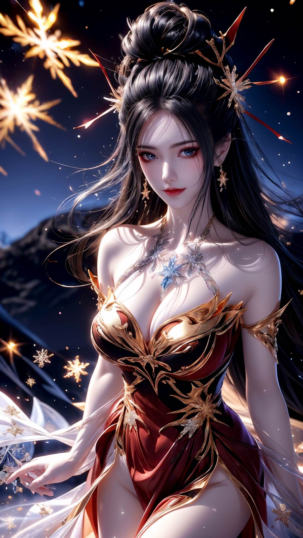 图片[58]-AI绘画 769 天行九歌-焰灵姬[61P] – 速更版-美库