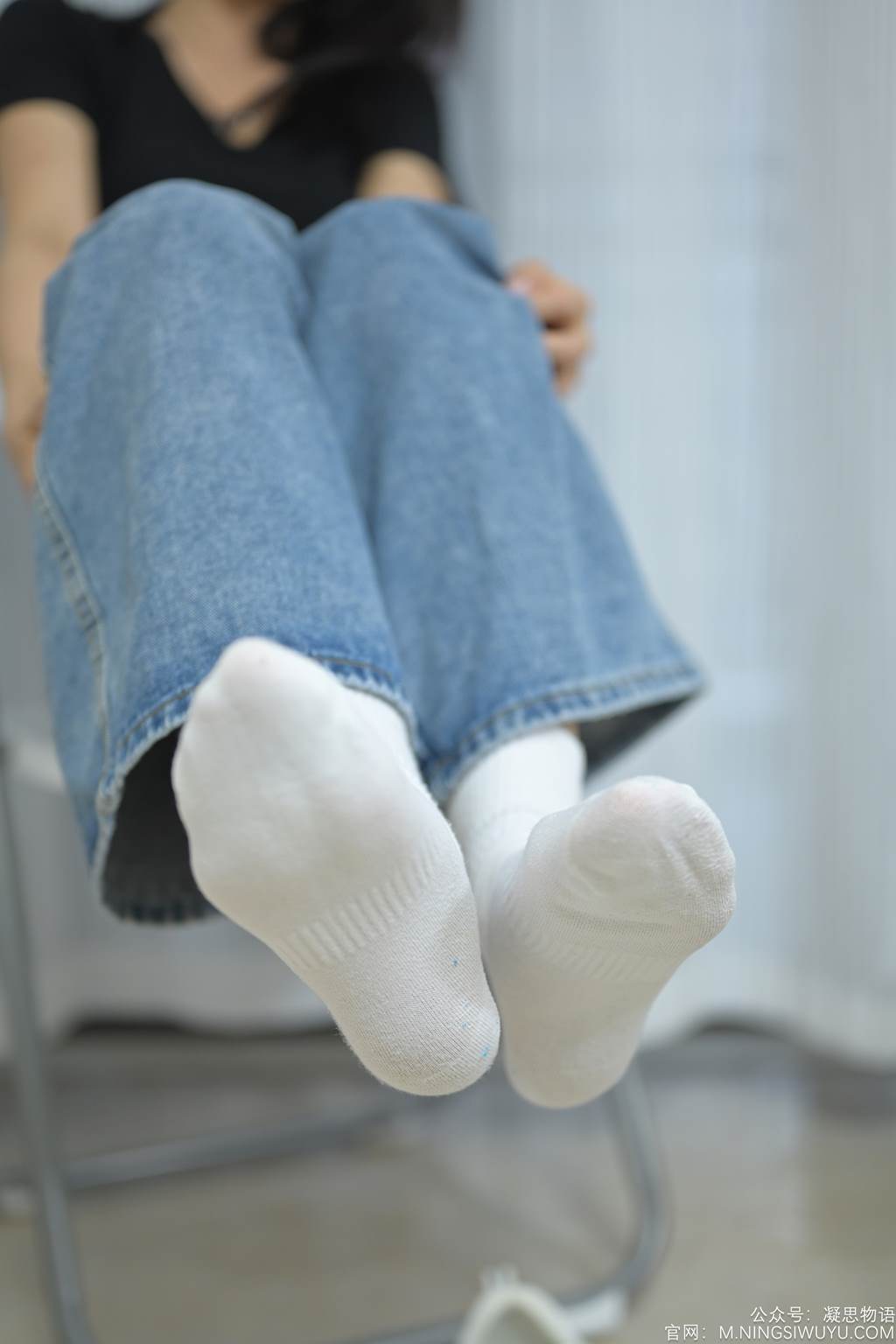 图片[15]-凝思摄影 NO.002 木木-T恤、短白袜、平底鞋[140P] – 速更版-美库