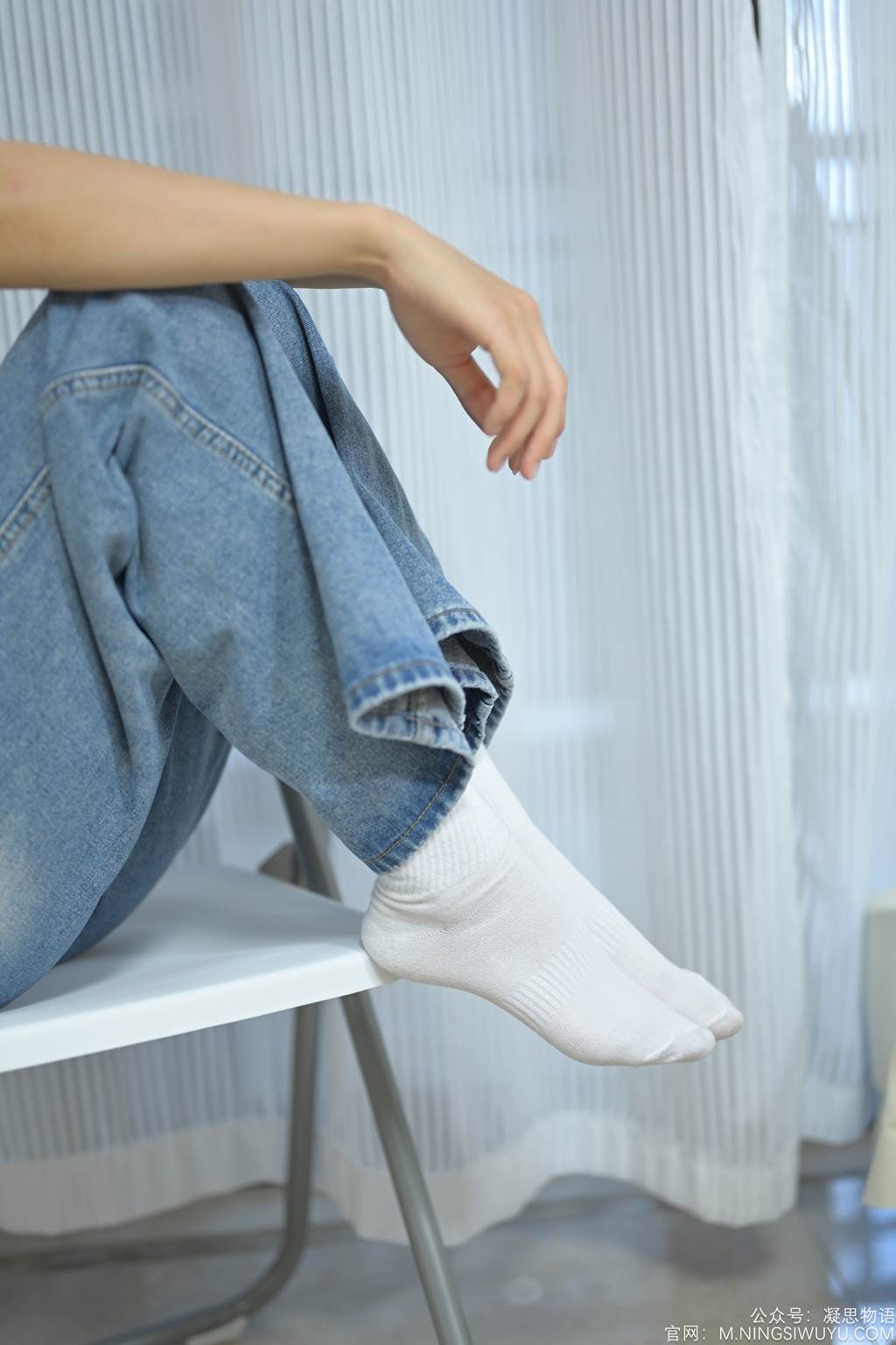 图片[17]-凝思摄影 NO.002 木木-T恤、短白袜、平底鞋[140P] – 速更版-美库