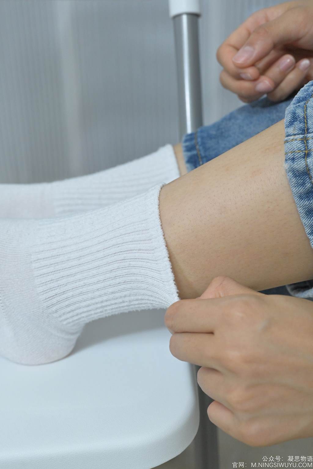 图片[41]-凝思摄影 NO.002 木木-T恤、短白袜、平底鞋[140P] – 速更版-美库