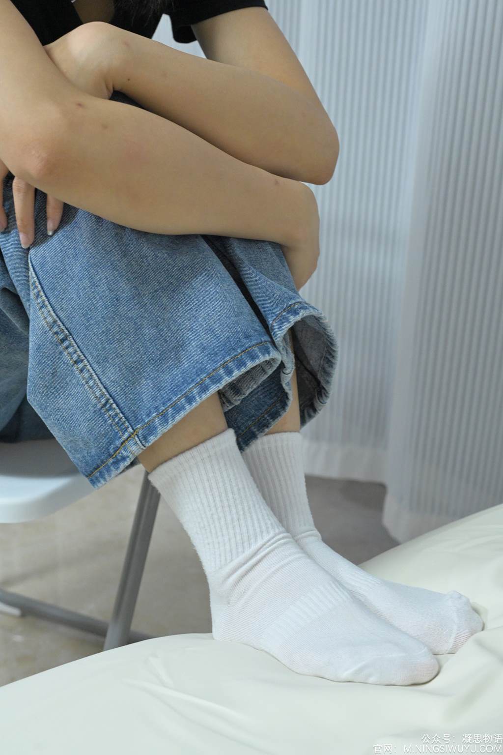 图片[47]-凝思摄影 NO.002 木木-T恤、短白袜、平底鞋[140P] – 速更版-美库