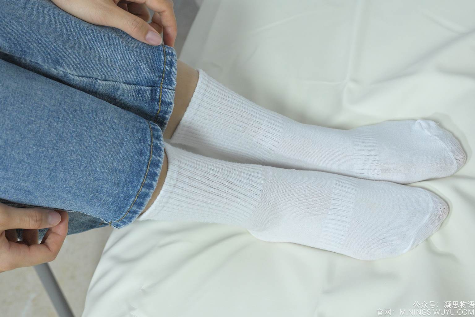 图片[49]-凝思摄影 NO.002 木木-T恤、短白袜、平底鞋[140P] – 速更版-美库