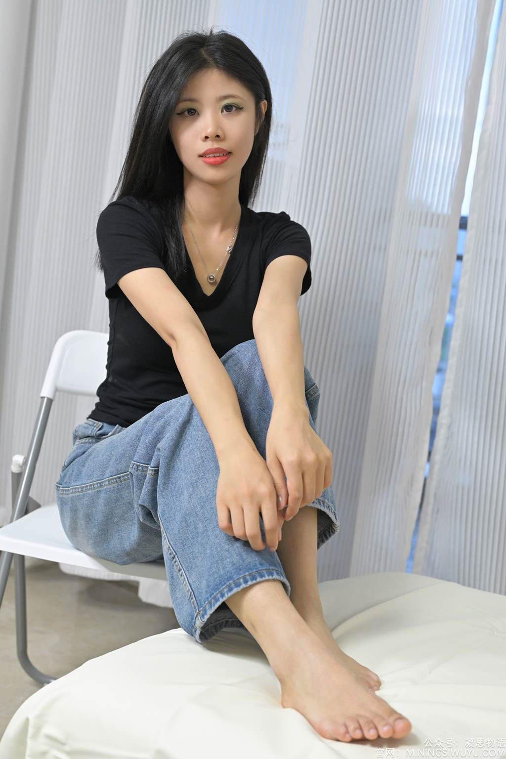 图片[75]-凝思摄影 NO.002 木木-T恤、短白袜、平底鞋[140P] – 速更版-美库