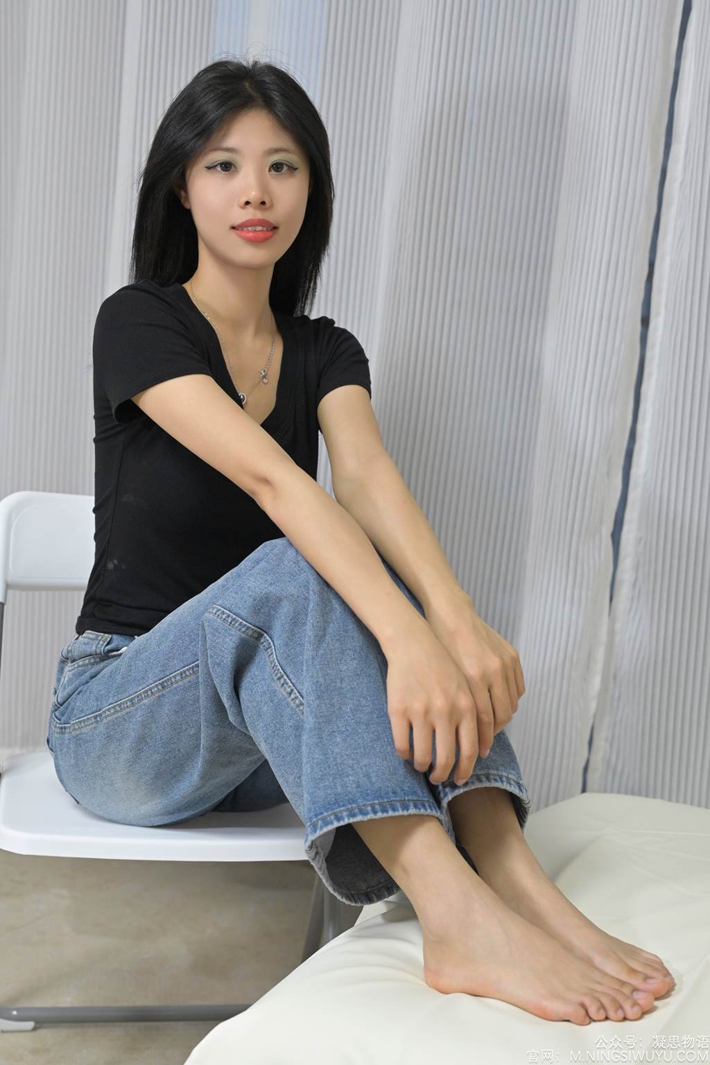 图片[104]-凝思摄影 NO.002 木木-T恤、短白袜、平底鞋[140P] – 速更版-美库