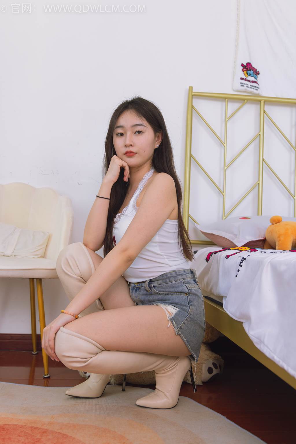 图片[52]-物恋传媒 NO.2456 美兔-高跟长靴、浅绿色短棉袜、裸足[130P] – 速更版-美库