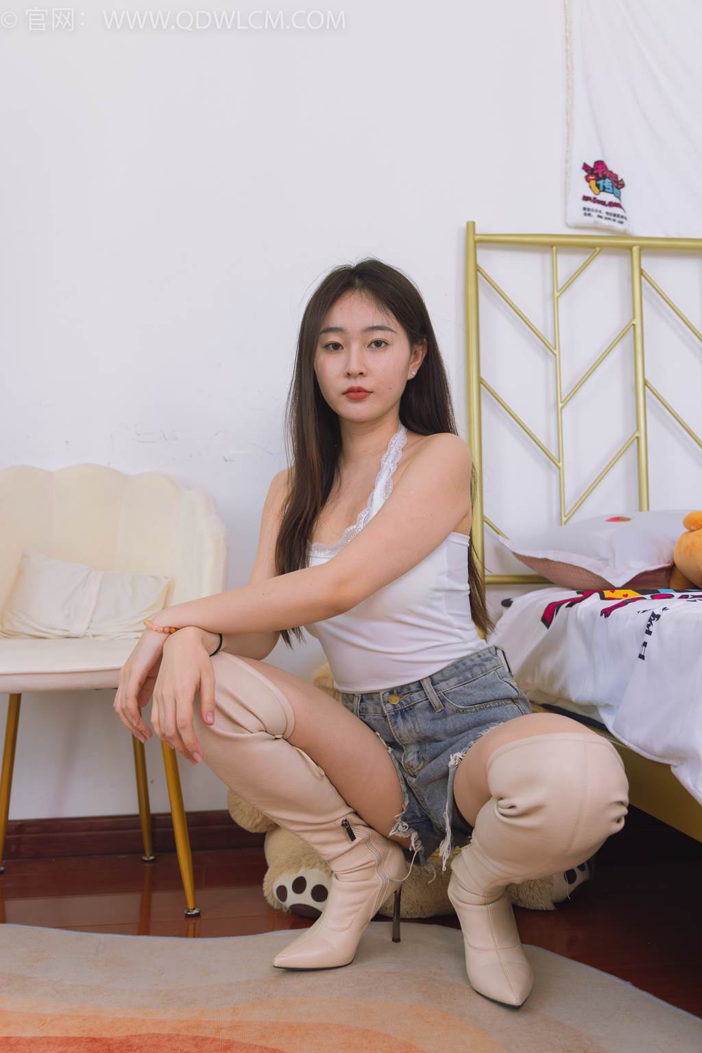 图片[55]-物恋传媒 NO.2456 美兔-高跟长靴、浅绿色短棉袜、裸足[130P] – 速更版-美库