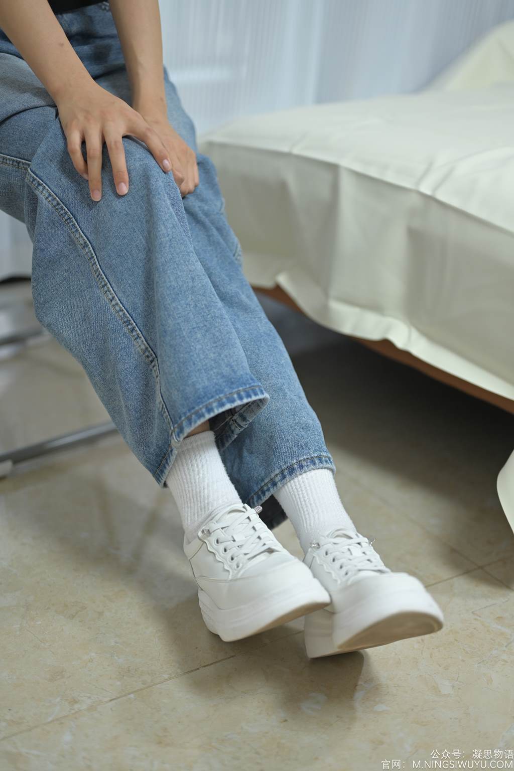 图片[136]-凝思摄影 NO.002 木木-T恤、短白袜、平底鞋[140P] – 速更版-美库