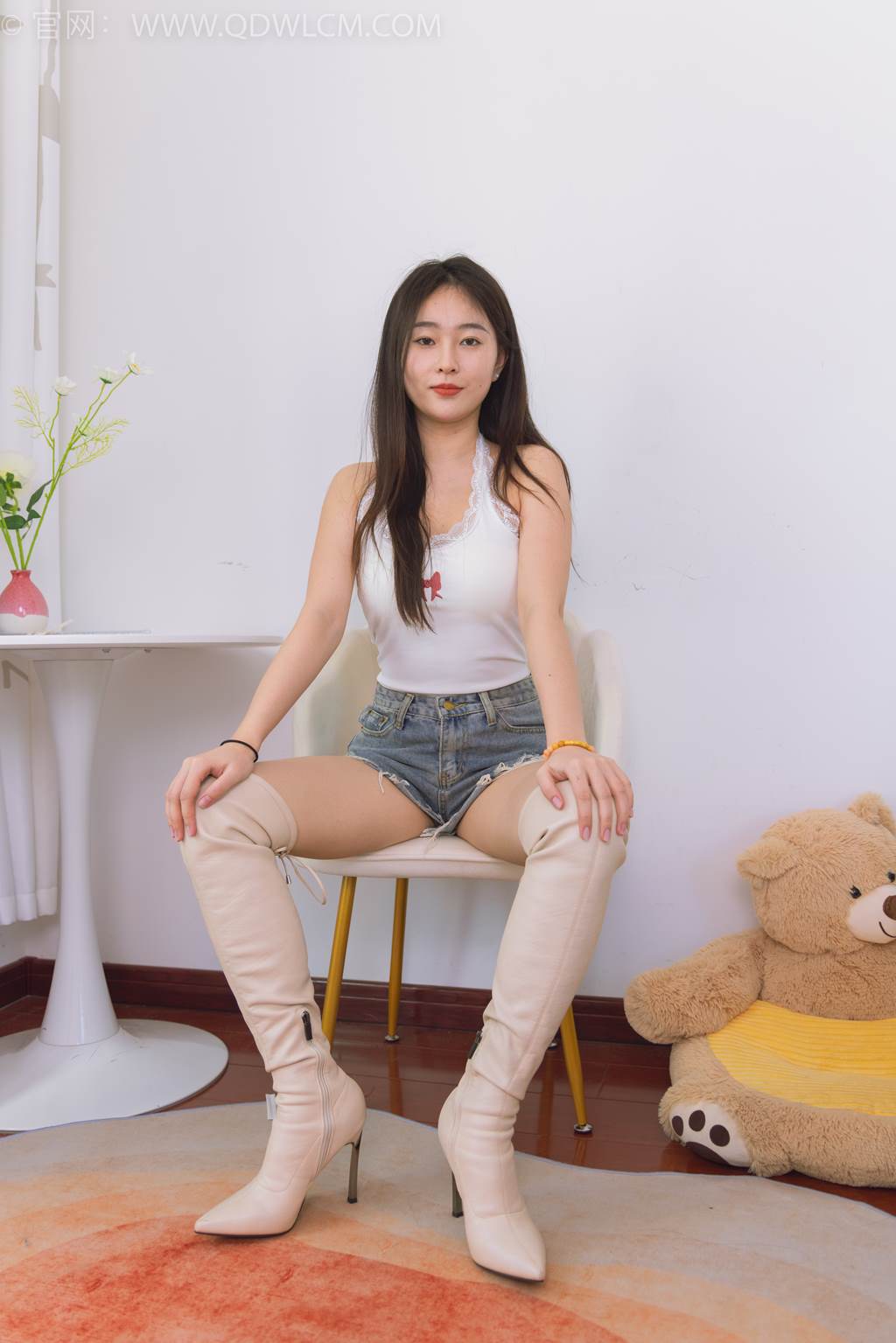 图片[60]-物恋传媒 NO.2456 美兔-高跟长靴、浅绿色短棉袜、裸足[130P] – 速更版-美库