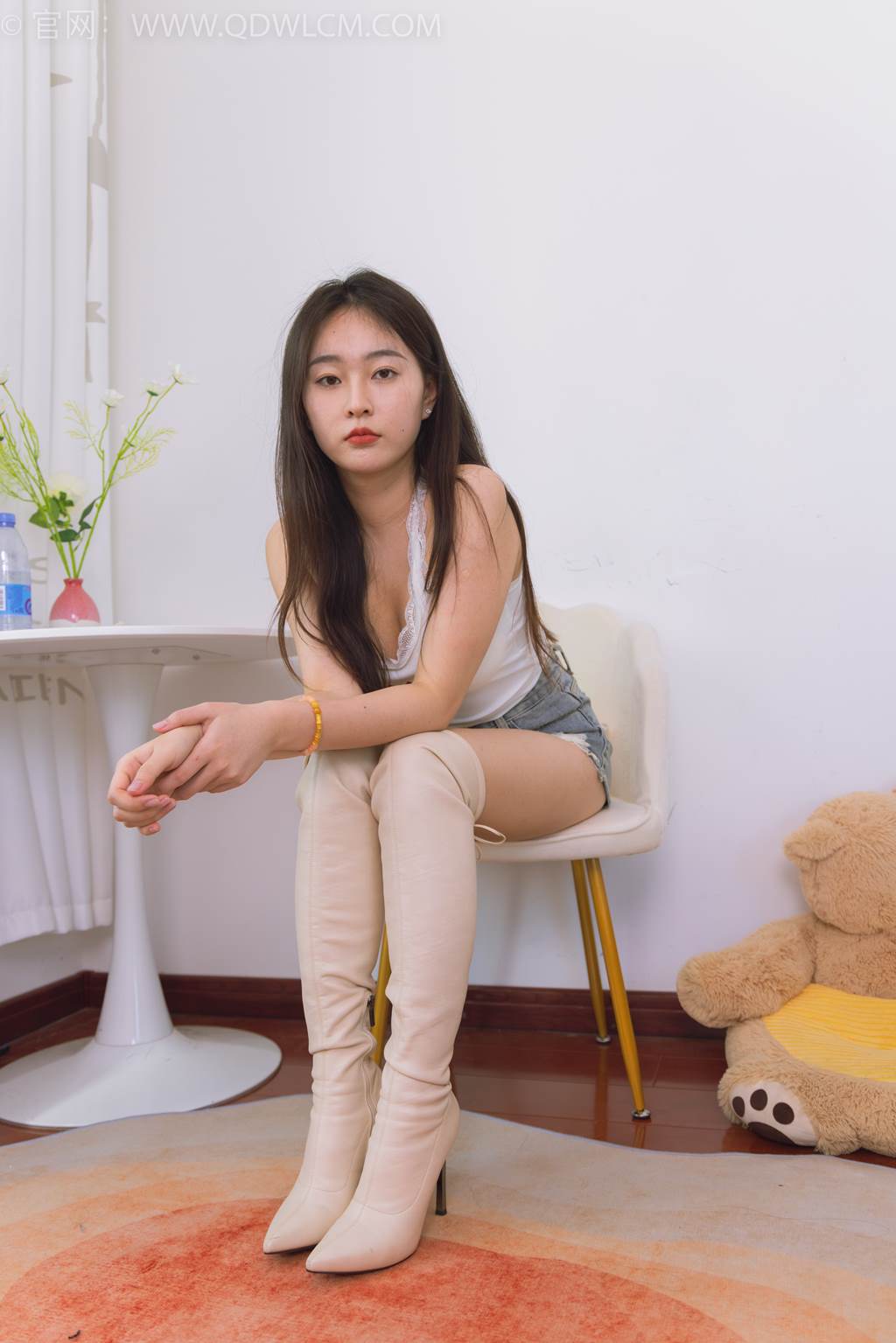 图片[68]-物恋传媒 NO.2456 美兔-高跟长靴、浅绿色短棉袜、裸足[130P] – 速更版-美库