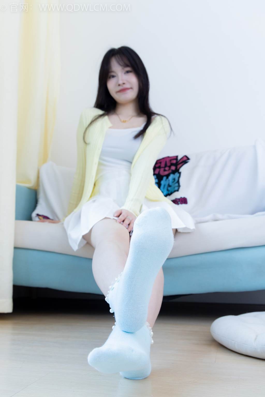 图片[109]-物恋传媒 NO.2457 小酒-平底鞋、浅蓝色短棉袜[123P] – 速更版-美库