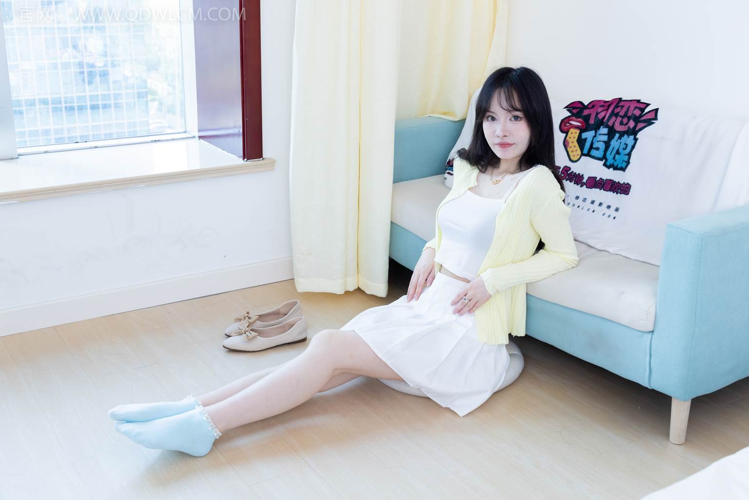 图片[120]-物恋传媒 NO.2457 小酒-平底鞋、浅蓝色短棉袜[123P] – 速更版-美库