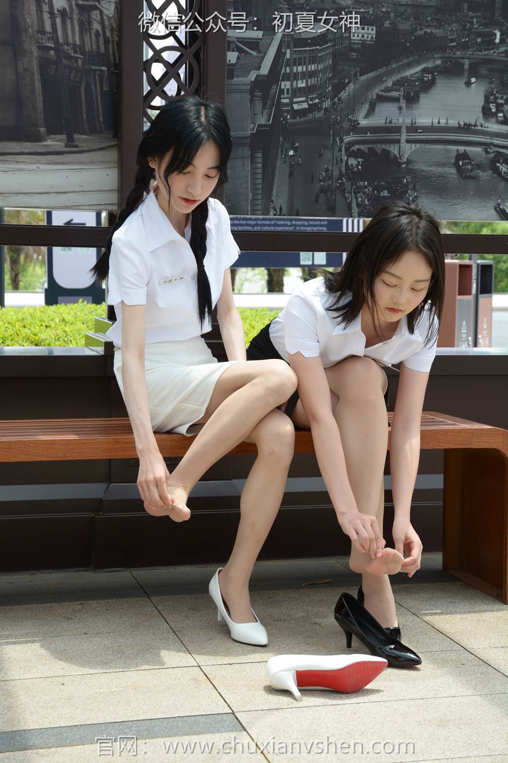 图片[15]-初夏女神 NO.294 柒柒、双双 黑白二期[75P] – 速更版-美库