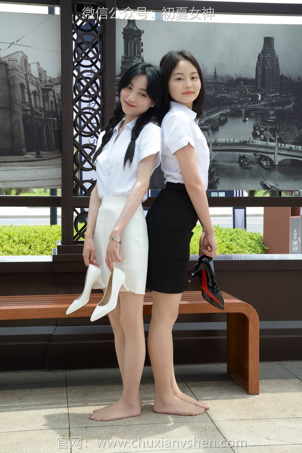 图片[23]-初夏女神 NO.294 柒柒、双双 黑白二期[75P] – 速更版-美库