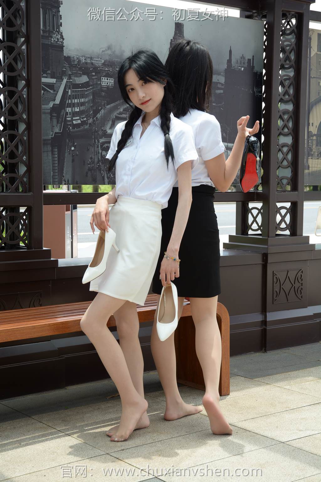 图片[45]-初夏女神 NO.294 柒柒、双双 黑白二期[75P] – 速更版-美库