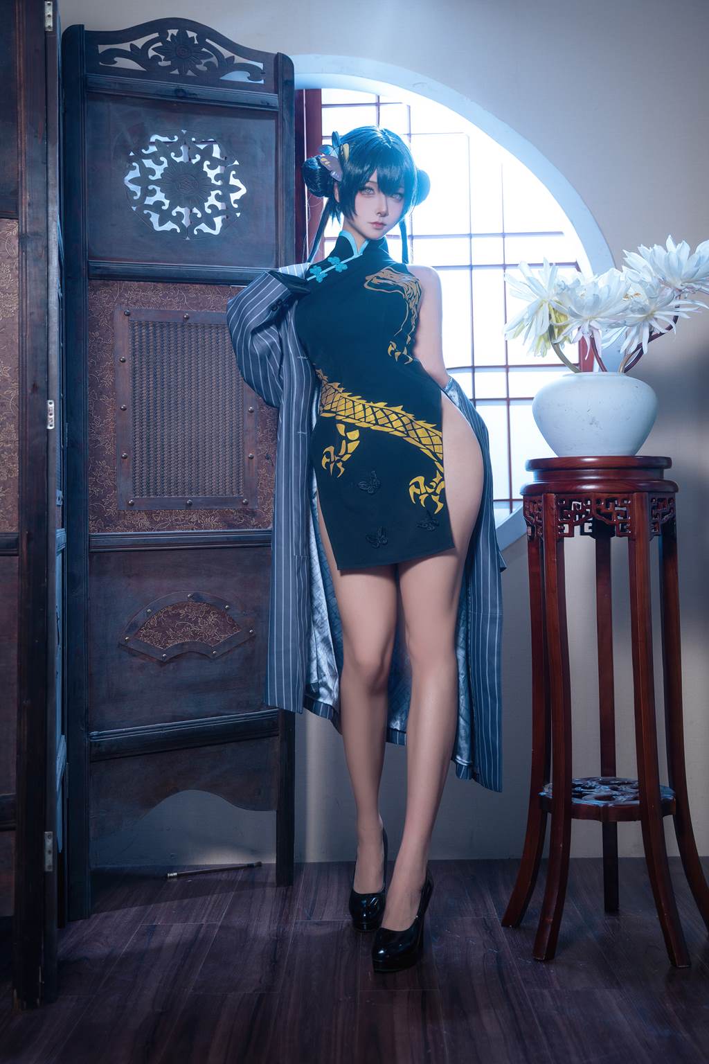 图片[10]-Seya-狮砸 – 蔚蓝档案 妃咲 旗袍[9P] – 速更版-美库