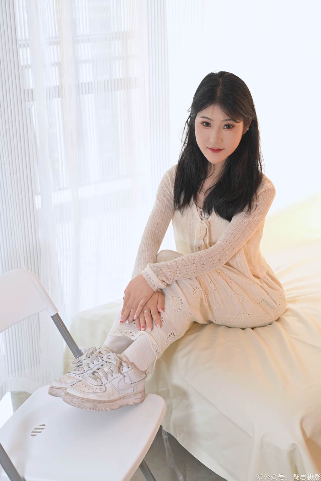 图片[11]-凝思摄影 NO.005 琦琦-连衣裙、短白袜、平底鞋[134P] – 速更版-美库