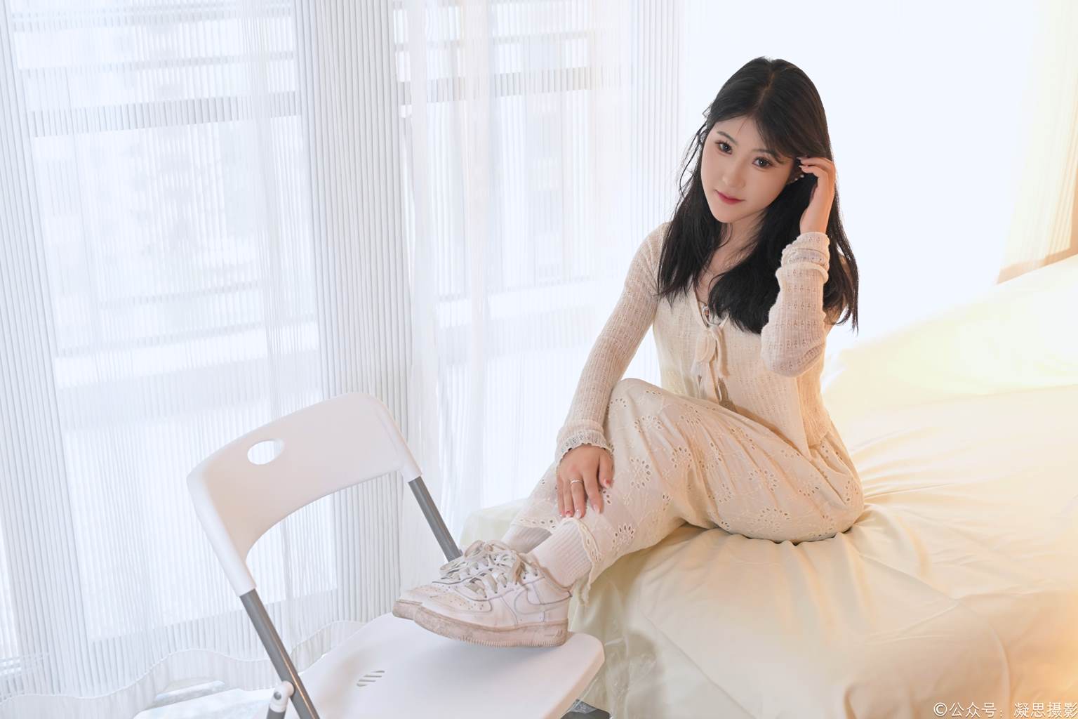 图片[12]-凝思摄影 NO.005 琦琦-连衣裙、短白袜、平底鞋[134P] – 速更版-美库