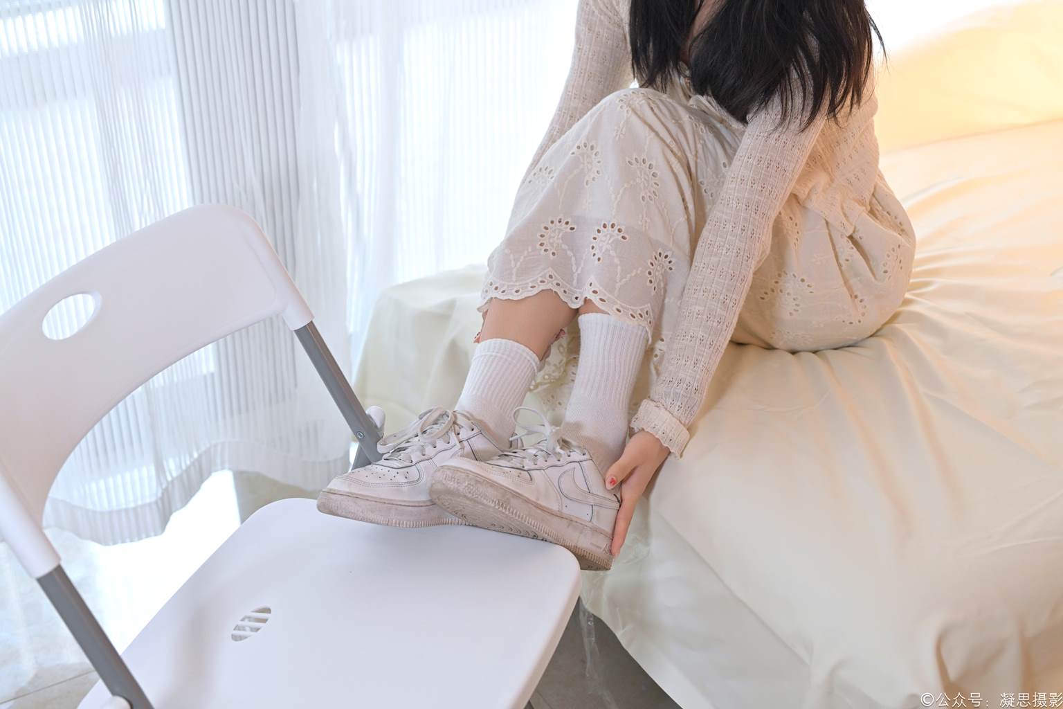 图片[22]-凝思摄影 NO.005 琦琦-连衣裙、短白袜、平底鞋[134P] – 速更版-美库